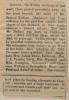 Buffam, Samual : Death Notice