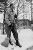 Bill Dawe, snow sweeper