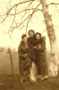 Ruby Field (left) and friends